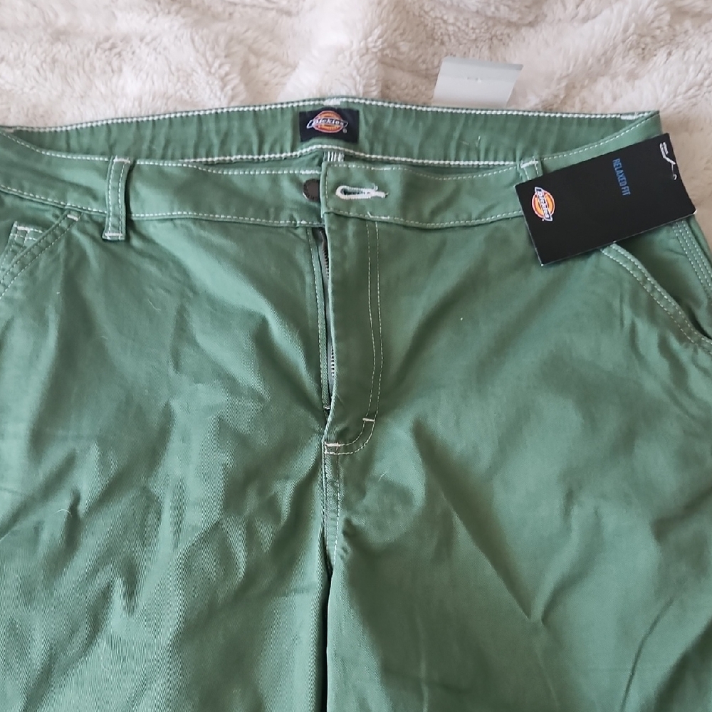 Dickies Straight Leg Pants With Belt